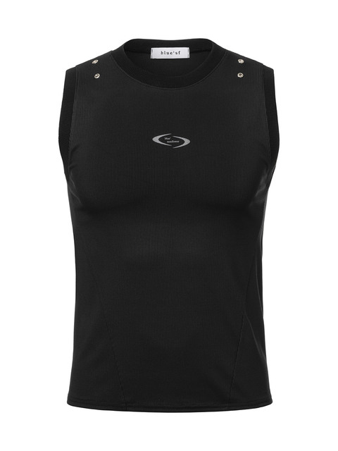 티셔츠,티셔츠 - 블루 썬플라워 (BLUE SUNFLOWER) - bluesf meta air logo sleeveless