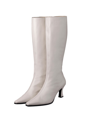 BASIC MIDDLE BOOTS - WHITE