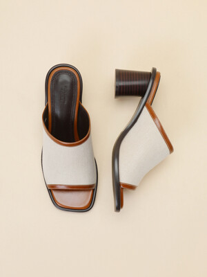 Two tone hill slide(brown)_DG2AM24025BRN