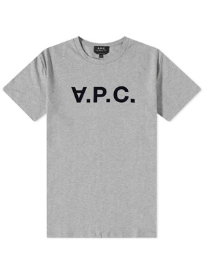 24SS VPC 벨벳 로고 티셔츠 그레이 COEZB H26943 PLB