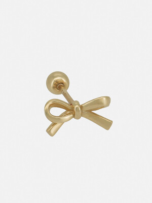 14k knotted ribbon piercing