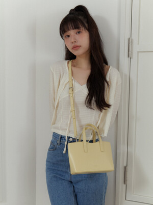 디어 미니 토트백 Dear Mini Tote Bag_Yellow