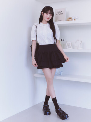 ANC FRENCH FRILL BLOUSE_WHITE