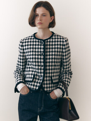 Classic Tweed Jacket_2color