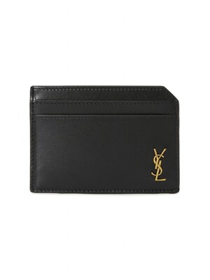 SAINT LAURENT PARIS 생로랑 카산드라 남성 카드지갑 758203 02G0W 1000 남자 명함/카드지갑