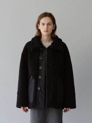 TFW REVERSIBLE PUFFER ECO-SHEARING COAT_2COLORS