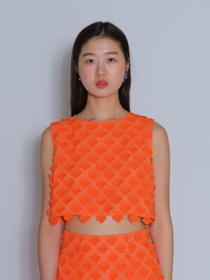 CHLOE BLOUSE _ ORANGE
