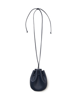 [딘디 PICK]Moon Jar - Shaped  Belted Bag_Navy
