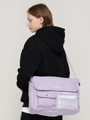 HUSH MESSENGER BAG (LAVENDER)