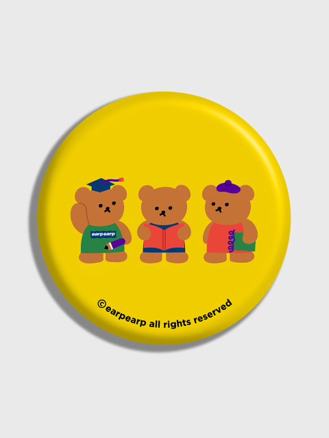 기타소품 - 어프어프 (EARP EARP) - Smart bear friends-yellow(거울)