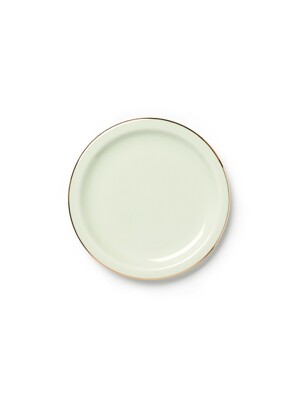 light mint gold mini plate