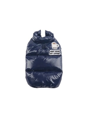 Alaska Crew High-neck Down Jacket Navy