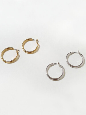 Simple Basic Ring Earring