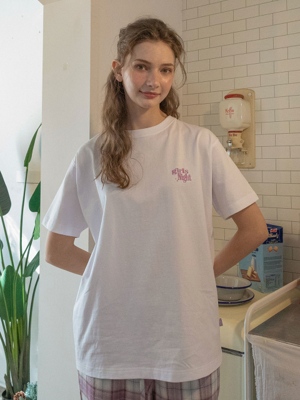 girls night logo tee (white)