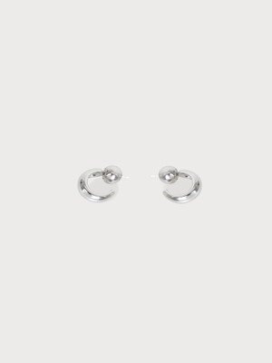 no.23 earring silver small