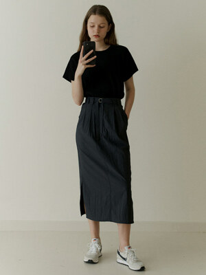3.64 Belt skirt (Charcoal)