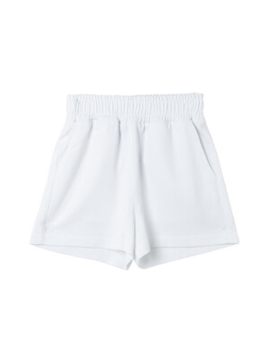 [Italy Fabric]White Short Pants