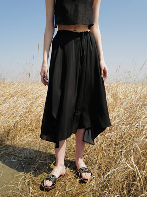 Nadia String Skirt_Black