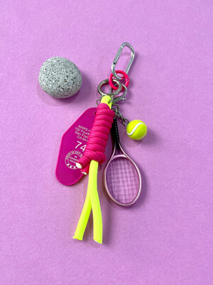 PK KNOT TENNIS BAG CHARM