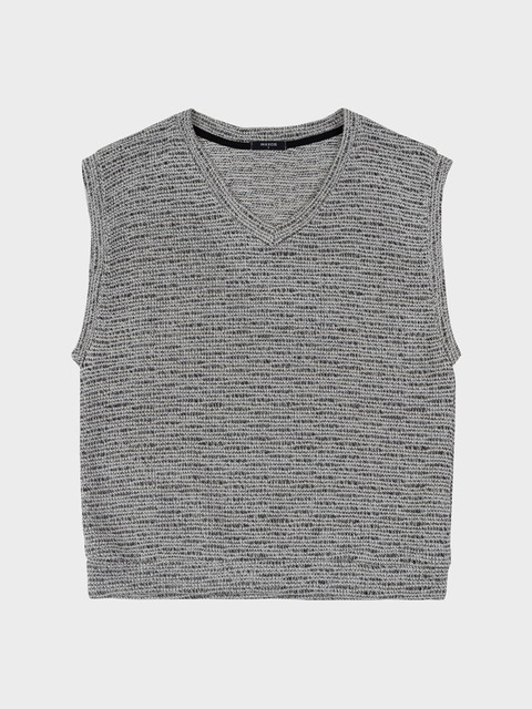 니트,니트 - 이넥시스 (inexcis) - Melange Knit Vest (Ivory)
