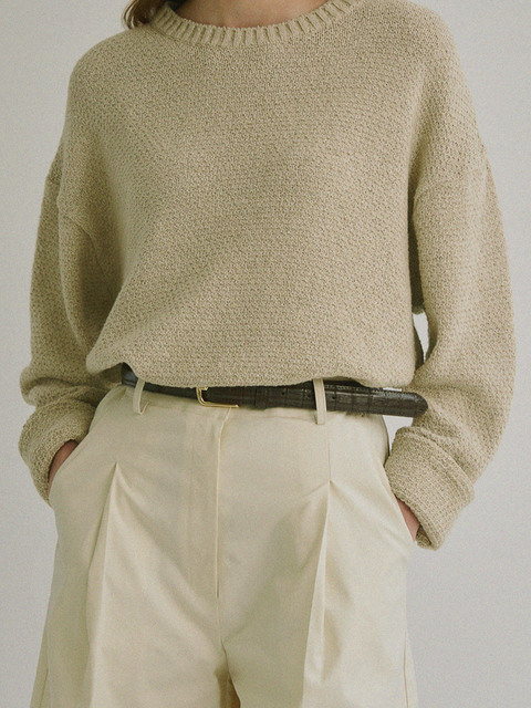 패션액세서리 - 르닐 (LeniL) - Watt Leather Belt (Brown)