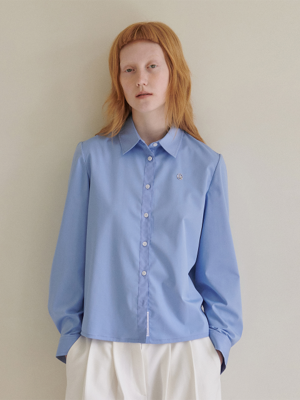 CLASSIC LOGO SHIRTS - BLUE 로고 셔츠