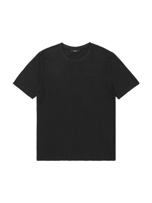23 SS 남성 베이직 무지 라운드 티셔츠 (BLACK)