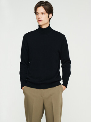 Rollneck Pullover_Black