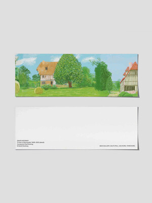[데이비드 호크니 postcard] Normandie III, 25 x 8.7 cm 엽서