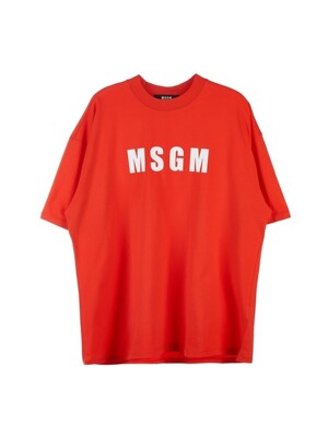 [MSGM] 로고 남성 티셔츠 3240MM94 227298 17