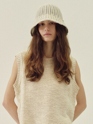 Amo knit bucket hat_3color