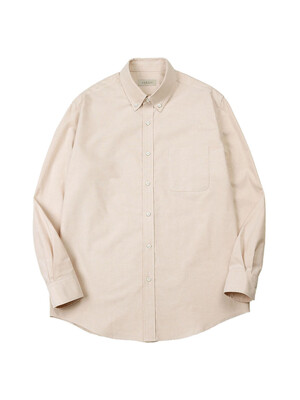 041 Oxford Button-down Shirts (Beige)