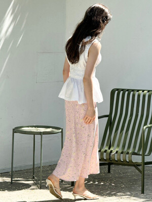 [24SS] Lautre Flower print pink Skirt