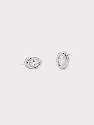 Duet Oval Earring