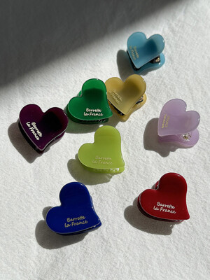 Love mini hair clip (8color)