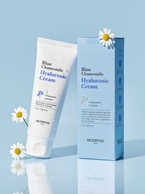 [블루마스크 5매 증정] 블루 캐모마일 히알루로닉 크림 70ml 2개