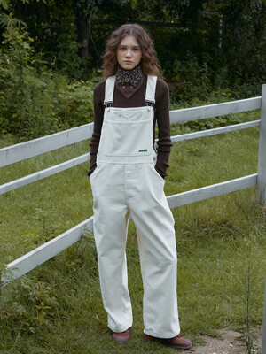 Corduroy Overall pants (Ivory)