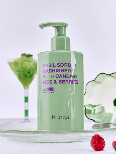 쿠오카 바질소르베 핸드&바디 워시 300ml