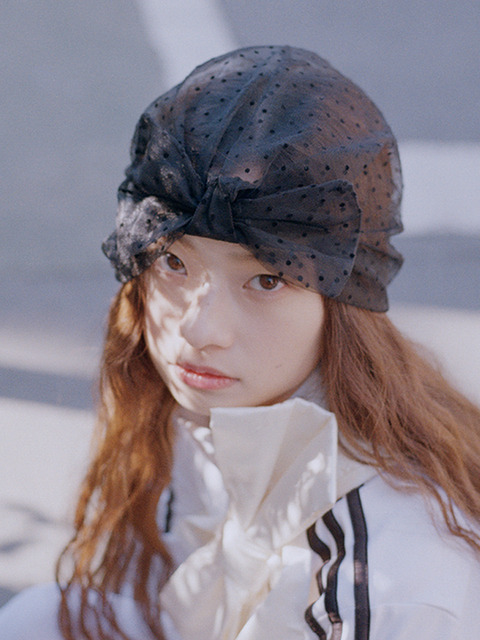 블랙블론드]BBD Ripped Custom Short Beanie (Dark Beige)