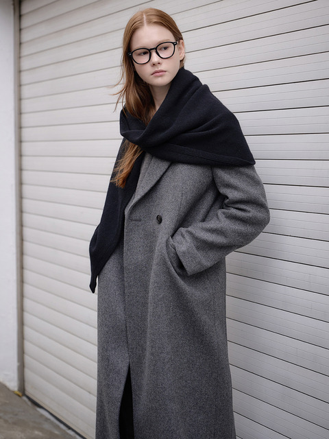 닐바이피 Wool knit shawl muffler [5colors]