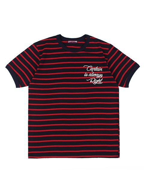 CAPTAIN STRIPE T-SHIRTS (RED)