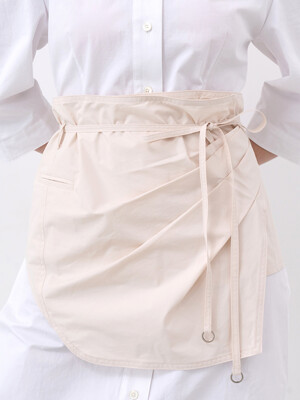 BUSTIER COTTON TOP (BEIGE)