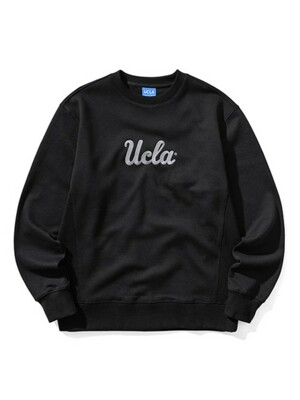 [UCLA] 자수 레터링 스웨트셔츠 [BLACK](UX3LT04)