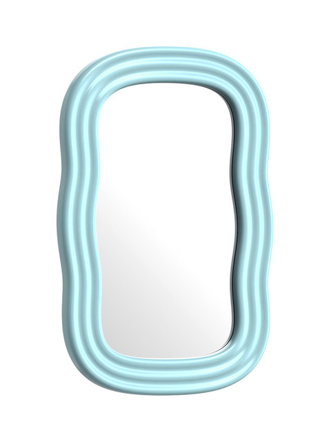 홈데코 - 커넥토리얼 (connectorial) - [배송 4-6주 소요] Wave Mirror (Mint Green / Small)