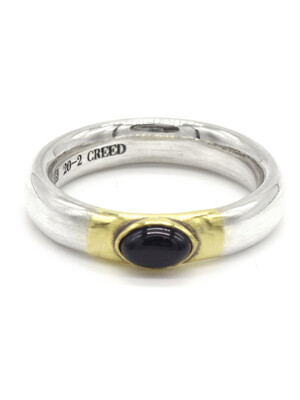 marriage bend ring (black)