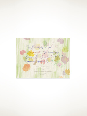 When Life Gives You Flowers Postcard