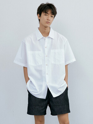 Plumb 1/2 shirt (white)