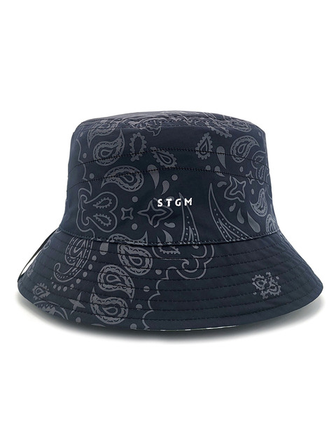 모자,모자 - 스티그마 (STIGMA) - 23SS PAISLEY REVERSIBLE BUCKET HAT BLACK/KHAKI