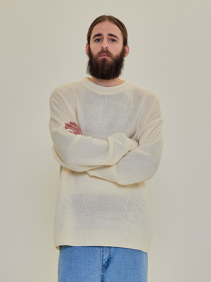 CB SOLID ROUND KNIT (IVORY)