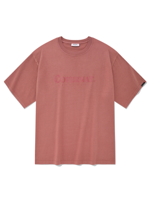 어센틱 로고 티셔츠 핑크